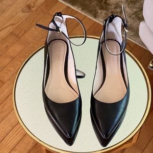 Cole Haan Black Leather flats NWOT